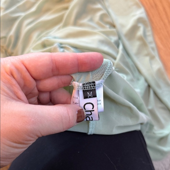 Dress in Light Green Mermaid style - Picture 4 of 4